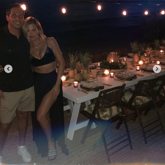 Khloé Kardashian à la Casa Aramara à Puerto Vallarta, au Mexique. Août 2018.