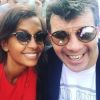 Karine Le Marchand et Stéphane Plaza à Roland-Garros le 4 juin 2018.