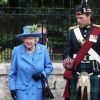 La reine Elisabeth II d'Angleterre a officiellement commencé ses vacances à Balmoral, Royaume Uni, le 6 août 2018, avec une cérémonie militaire d'accueil.