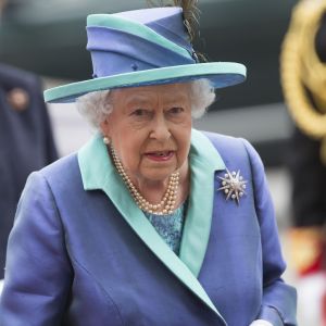 La reine Elisabeth II d'Angleterre - La famille royale d'Angleterre à l'abbaye de Westminster pour le centenaire de la RAF à Londres. Le 10 juillet 2018