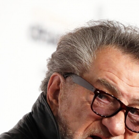 Eddy Mitchell et sa femme Muriel Bailleul - Photocall lors de la 43ème cérémonie des Cesar à la salle Pleyel à Paris, le 2 mars 2018. © Dominique Jacovides - Olivier Borde / Bestimage