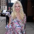 Tara Reid arrive à l'Hôtel London à New York, le 16 aout 2018.