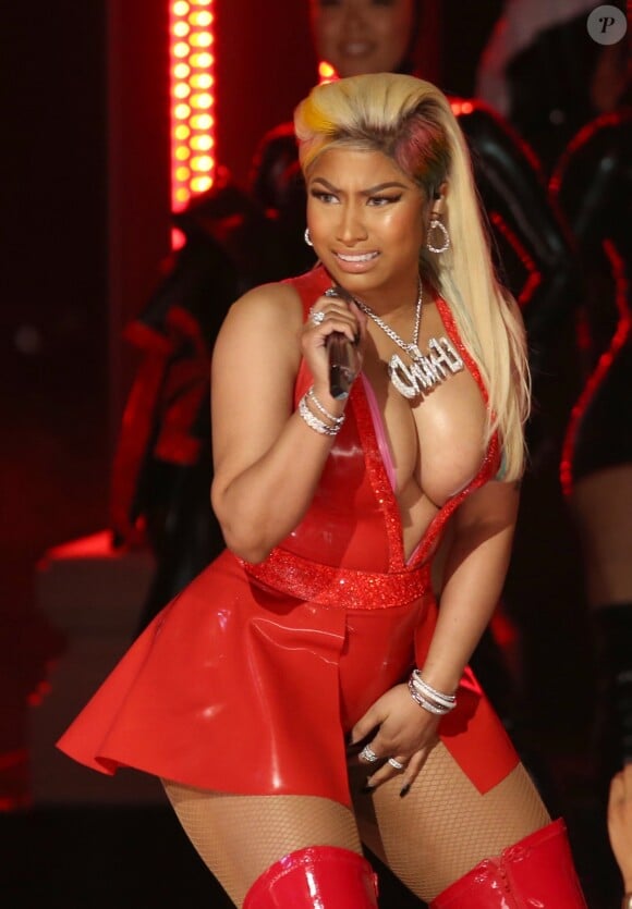 Nicki Minaj - Intérieur - Cérémonie des BET Awards au Microsoft Theater à Los Angeles, le 24 juin 2018.