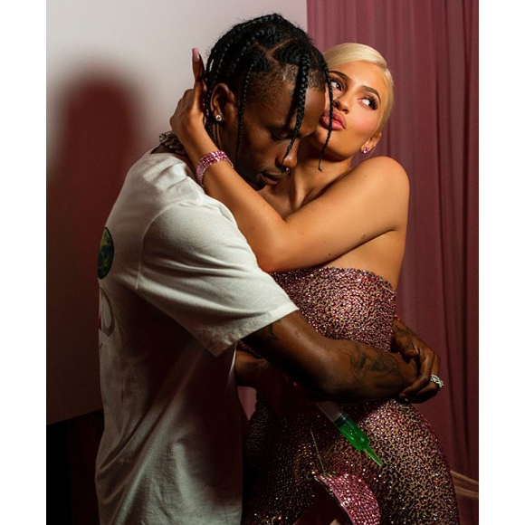Kylie Jenner et Travis Scott. Août 2018.