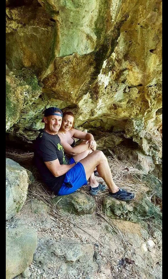 Pascal et sa femme Christina en vacances en Thailande. Avril 2017