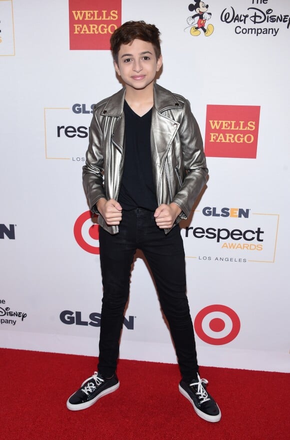 J.J Totah à la soirée GLSEN Respect Awards au Beverly Wilshire de Los Angeles, le 21 octobre 2016