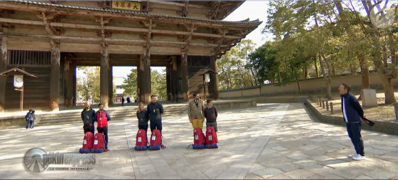 Les candidats de "Pékin Express 2018 : La Course infernale" lors de la demi-finale le 30 août 2018 sur M6.