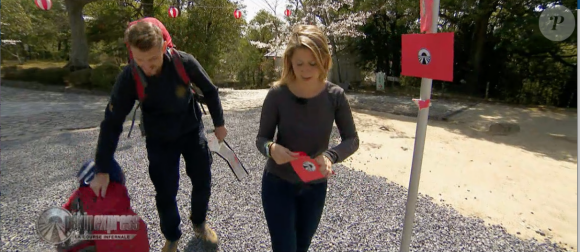 Les candidats de "Pékin Express 2018 : La Course infernale" lors de la demi-finale le 30 août 2018 sur M6.