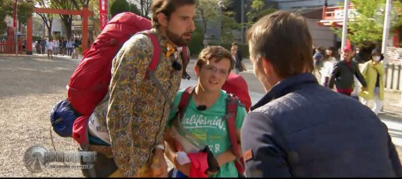 Les candidats de "Pékin Express 2018 : La Course infernale" lors de la demi-finale le 30 août 2018 sur M6.