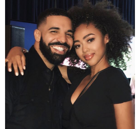 Drake et Bella Harris. Août 2018.