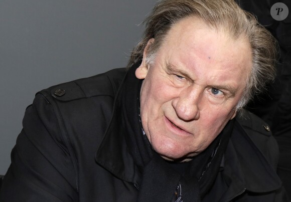 Gérard Depardieu - Salon du livre à la porte de Versailles à Paris le 18 mars 2018. © Cédric Perrin/Bestimage
