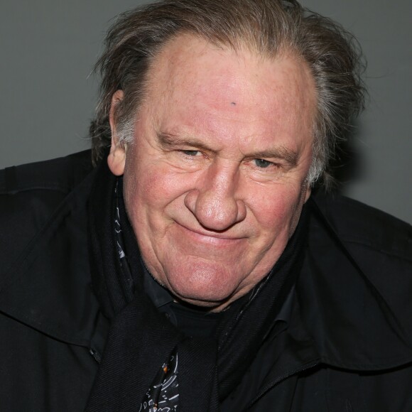 Gérard Depardieu - Salon du livre à la porte de Versailles à Paris le 18 mars 2018. © Denis Guignebourg/Bestimage
