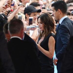 Victoria Beckham durant le tirage au sort de la Champions League dans la salle des Princes du Grimaldi Forum à Monaco le 30 août 2018. © Bruno Bebert / Bestimage