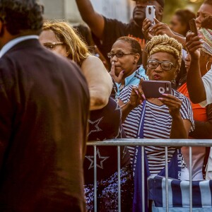 Le corps de Aretha Franklin arrive au musée Charles H. Wright à Detroit pour deux jours le 28 août 2018. © Kimberly P. Mitchell/Detroit Free Press/TNS via ZUMA Wire / Bestimage