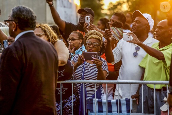 Le corps de Aretha Franklin arrive au musée Charles H. Wright à Detroit pour deux jours le 28 août 2018. © Kimberly P. Mitchell/Detroit Free Press/TNS via ZUMA Wire / Bestimage