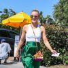 Kristen Bell à son arrivée à la fête "InStyle Day of Indulgence" à Los Angeles. Le 12 août 2018