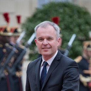 François de Rugy - Arrivées au palais de l'Elysée à Paris pour la cérémonie d'investiture d'Emmanuel Macron, nouveau président de la République, le 14 mai 2017. © Cyril Moreau/Bestimage