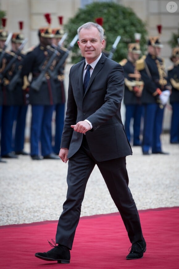 François de Rugy - Arrivées au palais de l'Elysée à Paris pour la cérémonie d'investiture d'Emmanuel Macron, nouveau président de la République, le 14 mai 2017. © Cyril Moreau/Bestimage