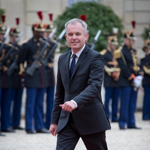 François de Rugy - Arrivées au palais de l'Elysée à Paris pour la cérémonie d'investiture d'Emmanuel Macron, nouveau président de la République, le 14 mai 2017. © Cyril Moreau/Bestimage