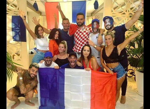 Benjamin Samat candidat de l'émission Les Marseillais vs Le Reste du monde en diffusion sur W9 sur le tournage à Marbella - Instagram, juillet 2018