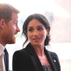 Le prince Harry, duc de Sussex, et Meghan Markle, duchesse de Sussex, ont rencontré les lauréats des WellChild Awards lors d'une réception avant le gala annuel de l'association WellChild à l'hôtel Royal Dorchester à Londres le 4 septembre 2018.
