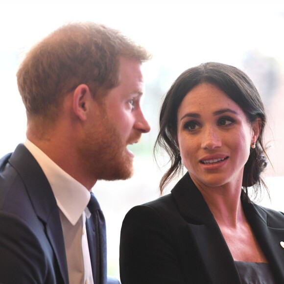 Le prince Harry, duc de Sussex, et Meghan Markle, duchesse de Sussex, ont rencontré les lauréats des WellChild Awards lors d'une réception avant le gala annuel de l'association WellChild à l'hôtel Royal Dorchester à Londres le 4 septembre 2018.