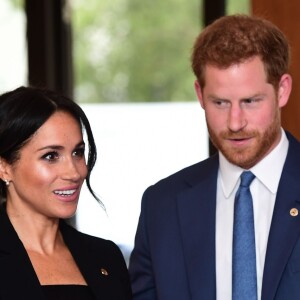 Le prince Harry, duc de Sussex, et Meghan Markle, duchesse de Sussex, ont rencontré les lauréats des WellChild Awards lors d'une réception avant le gala annuel de l'association WellChild à l'hôtel Royal Dorchester à Londres le 4 septembre 2018.