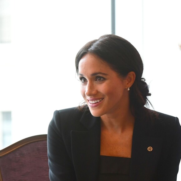 Le prince Harry, duc de Sussex, et Meghan Markle, duchesse de Sussex, ont rencontré les lauréats des WellChild Awards lors d'une réception avant le gala annuel de l'association WellChild à l'hôtel Royal Dorchester à Londres le 4 septembre 2018.