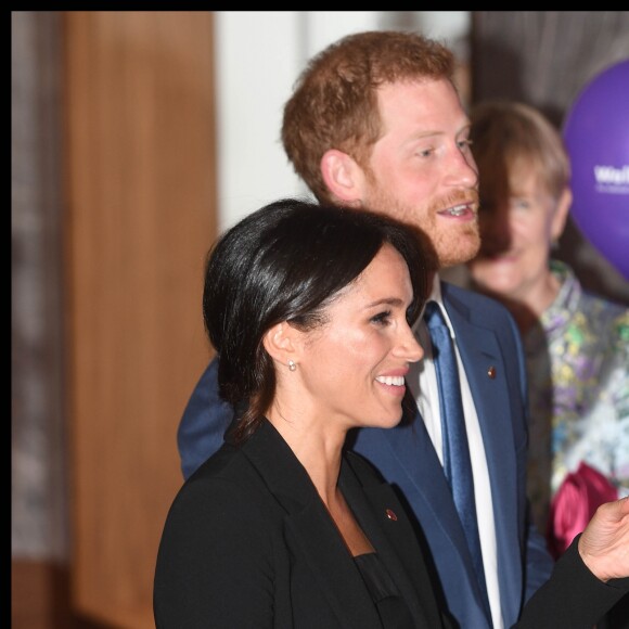Le prince Harry et la duchesse Meghan de Sussex (Meghan Markle) lors de la soirée des WellChild Awards à l'hôtel Royal Dorchester à Londres le 4 septembre 2018.