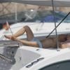 Nico Rosberg et sa femme Vivian Sibold passent une journée romantique sur un bateau sous le soleil de Formentera en Espagne, le 4 septembre 2018.