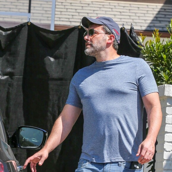 Ben Affleck devant son domicile à Los Angeles le 8 septembre 2018
