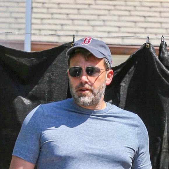 Ben Affleck devant son domicile à Los Angeles le 8 septembre 2018