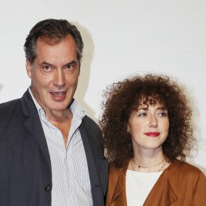Blandine Bellavoir et Samuel Labarthe à la première de "Souviens Toi" lors de la cérémonie d'ouverture de la 19ème édition du Festival de la Fiction TV de la Rochelle, le 13 septembre 2017. © Patrick Bernard/Bestimage