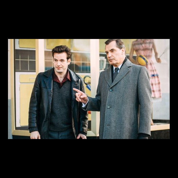 Samuel Labarthe et son fils Alexandre dans "Les petits meurtres d'Agatha Christie", France 2