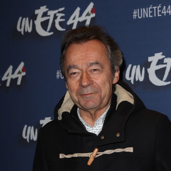 Michel Denisot - Générale de la comédie musicale "Un été 44" au Comédia à Paris le 9 novembre 2016. © Cyril Moreau/Bestimage