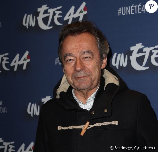 Michel Denisot - Générale de la comédie musicale "Un été 44" au Comédia à Paris le 9 novembre 2016. © Cyril Moreau/Bestimage