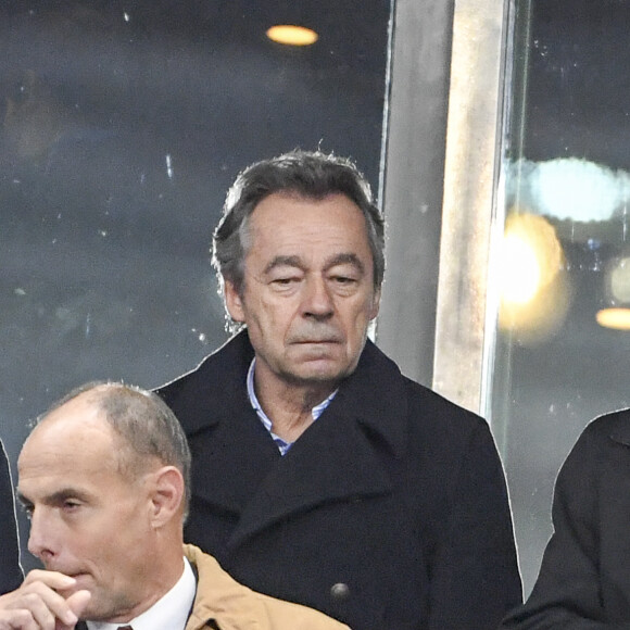 Michel Denisot au match de qualification pour la Coupe du Monde 2018, "France-Bulgarie" au Stade de France à Saint-Denis, le 7 octobre 2016. © Pierre Perrusseau/Bestimage