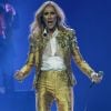 Celine Dion en concert lors de sa tournée "Celine Dion Live 2018" au Qudos Bank Arena de Sydney en Australie le 27 juillet 2018