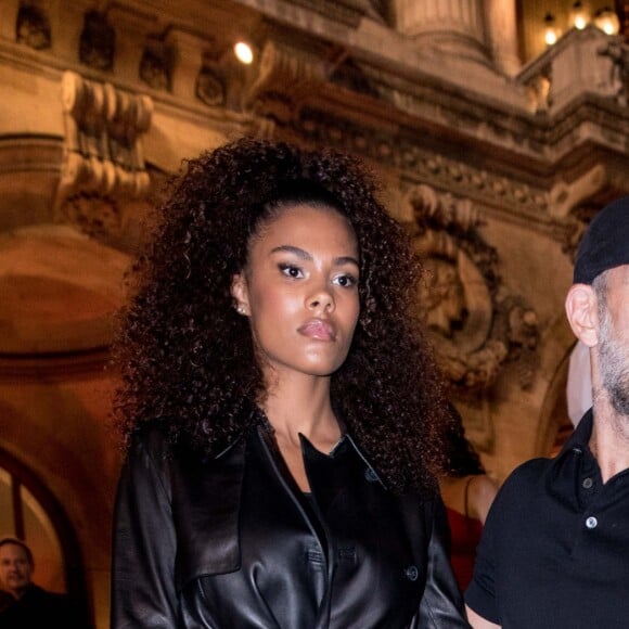 Vincent Cassel et sa femme Tina Kunakey lors de la soirée du 70ème anniversaire de Longchamp à l'Opéra Garnier à Paris, France, le 11 septembre 2018. © Cyril Moreau/Bestimage