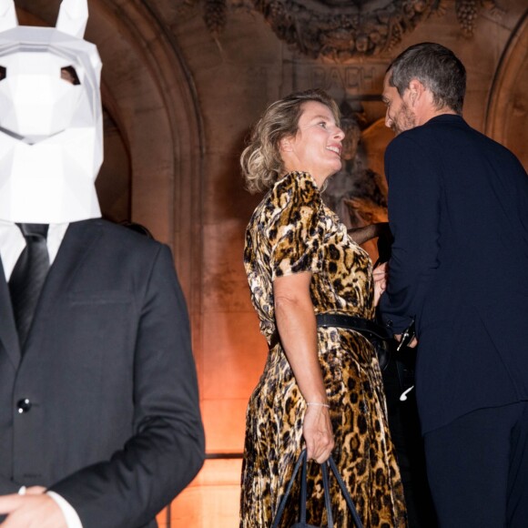 Karin Viard et Guillaume Canet lors de la soirée du 70ème anniversaire de Longchamp à l'Opéra Garnier à Paris, France, le 11 septembre 2018. © Cyril Moreau/Bestimage