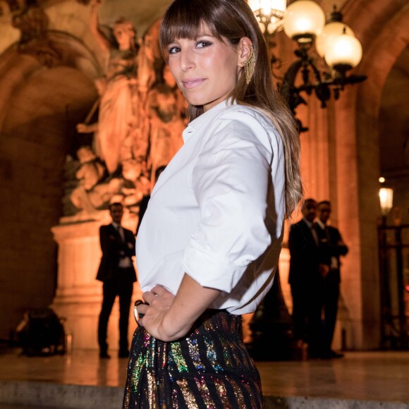 Laury Thilleman lors de la soirée du 70ème anniversaire de Longchamp à l'Opéra Garnier à Paris, France, le 11 septembre 2018. © Cyril Moreau/Bestimage