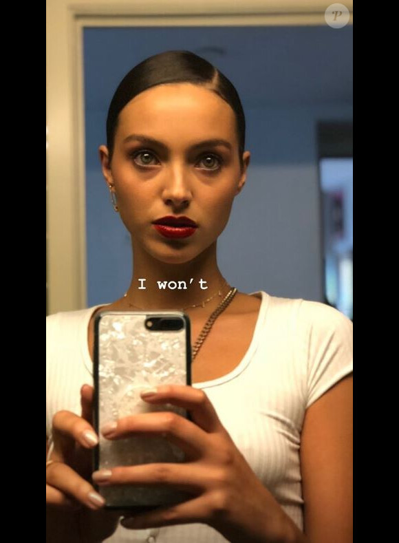 Jenaye Noah a défilé à la Fashion Week de New York. Septembre 2018.