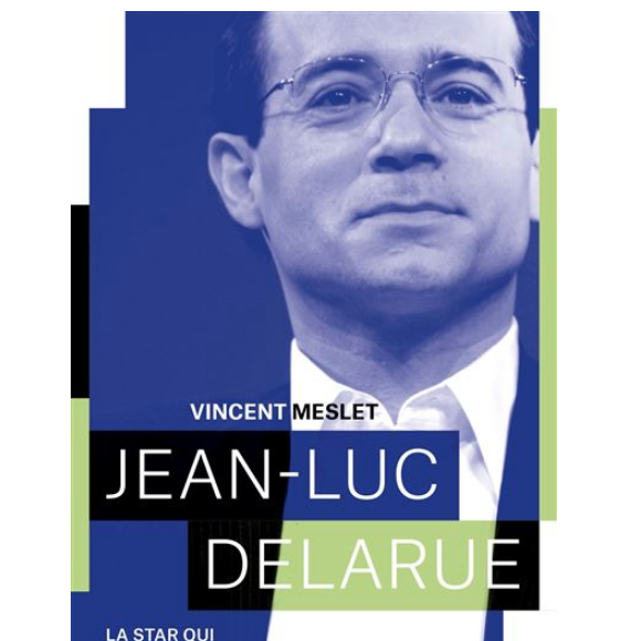Couverture du livre "Jean-Luc Delarue, la star qui ne s'aimait pas" de Vincent Meslet, sortie le 19 septembre 2018 aux éditions Fayard.
