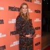Yvonne Strahovski, enceinte, à la première de "The Predator" au Egyptian Theatre à Los Angeles, le 12 septembre 2018. © Birdie Thompson-AdMedia via Zuma/Bestimage