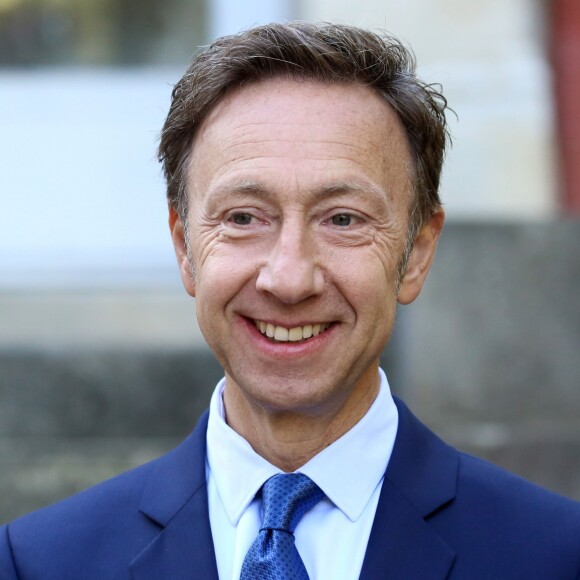 Stéphane Bern, responsable de la mission patrimoine - Le président de la République française et sa femme la Première Dame visitent la villa Viardot à l'occasion des Journées Européennes du Patrimoine à Bougival, France, le 15 septembre 2018. © Stéphane Lemouton/Bestimage