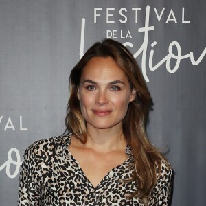 Mélanie Maudran pour le feuilleton télévisé "Un si grand soleil" lors de la cérémonie de clôture du festival international du film de La Rochelle, France, le 15 septembre 2018. © Patrick Bernard/Bestimage