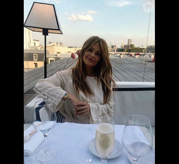 Caroline Receveur à Paris - Instagram, 2 août 2018