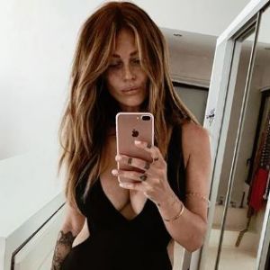 Caroline Receveur en vacances à Saint-Tropez - Instagram, 8 août 2018