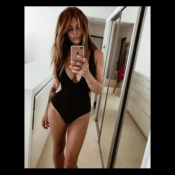 Caroline Receveur en vacances à Saint-Tropez - Instagram, 8 août 2018