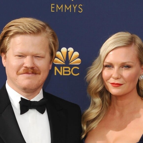 Jesse Plemons et Kirsten Dunst au 70ème Primetime Emmy Awards au théâtre Microsoft à Los Angeles, le 17 septembre 2018.